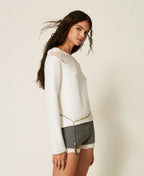 Actitude Sweater com croché