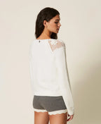Actitude Sweater com croché