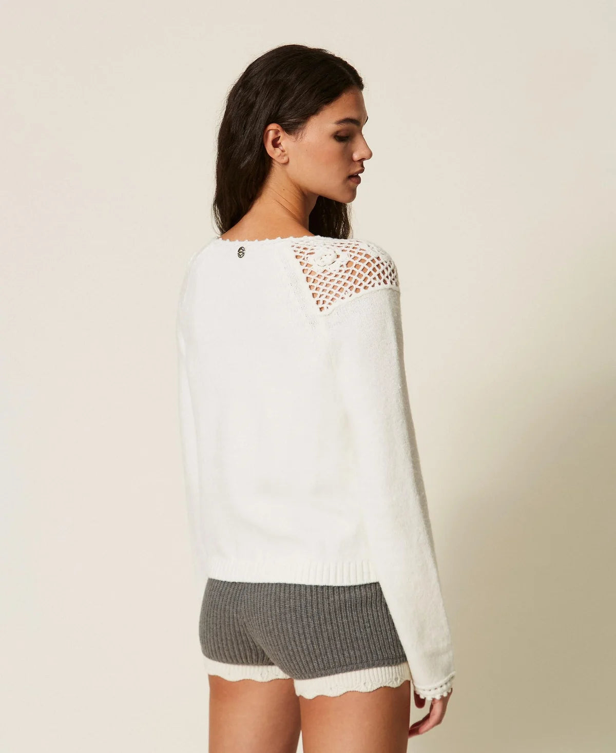 Actitude Sweater com croché