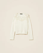 Actitude Sweater com croché