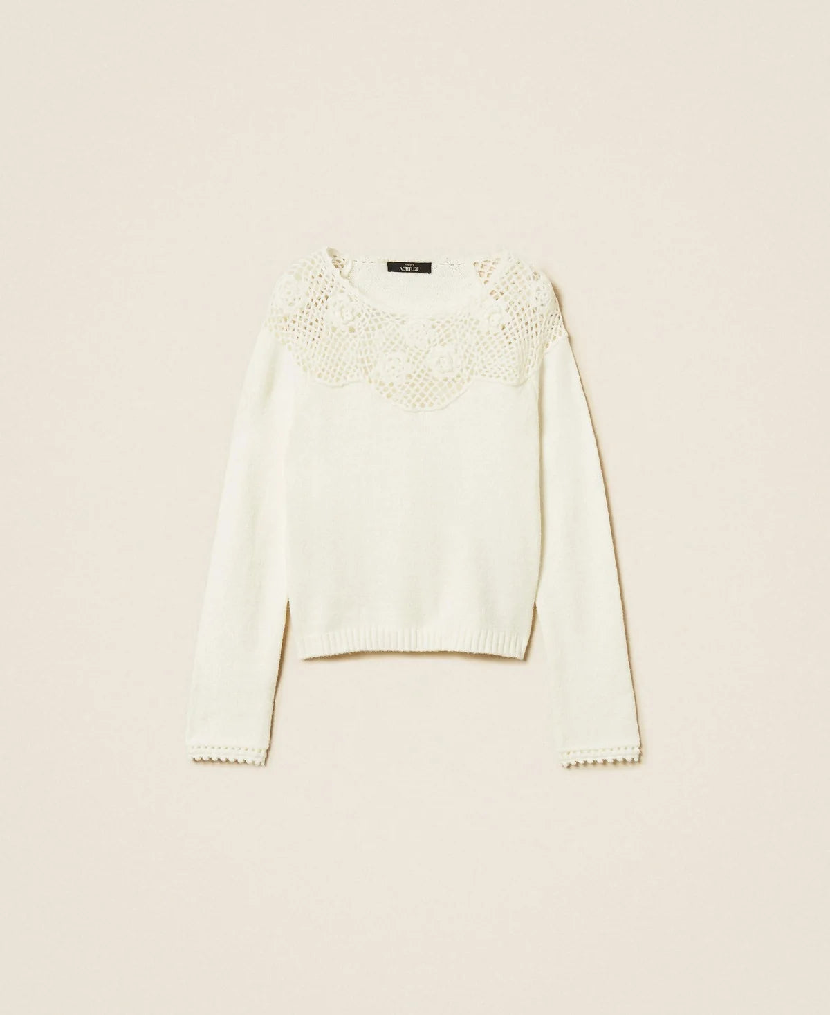 Actitude Sweater com croché