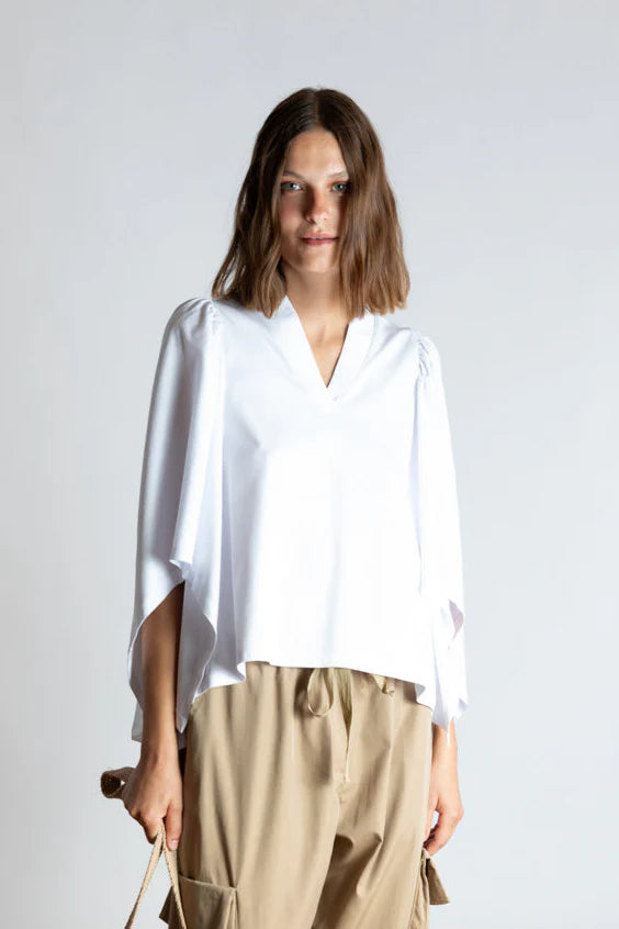 Psophia Blusa manga morcego