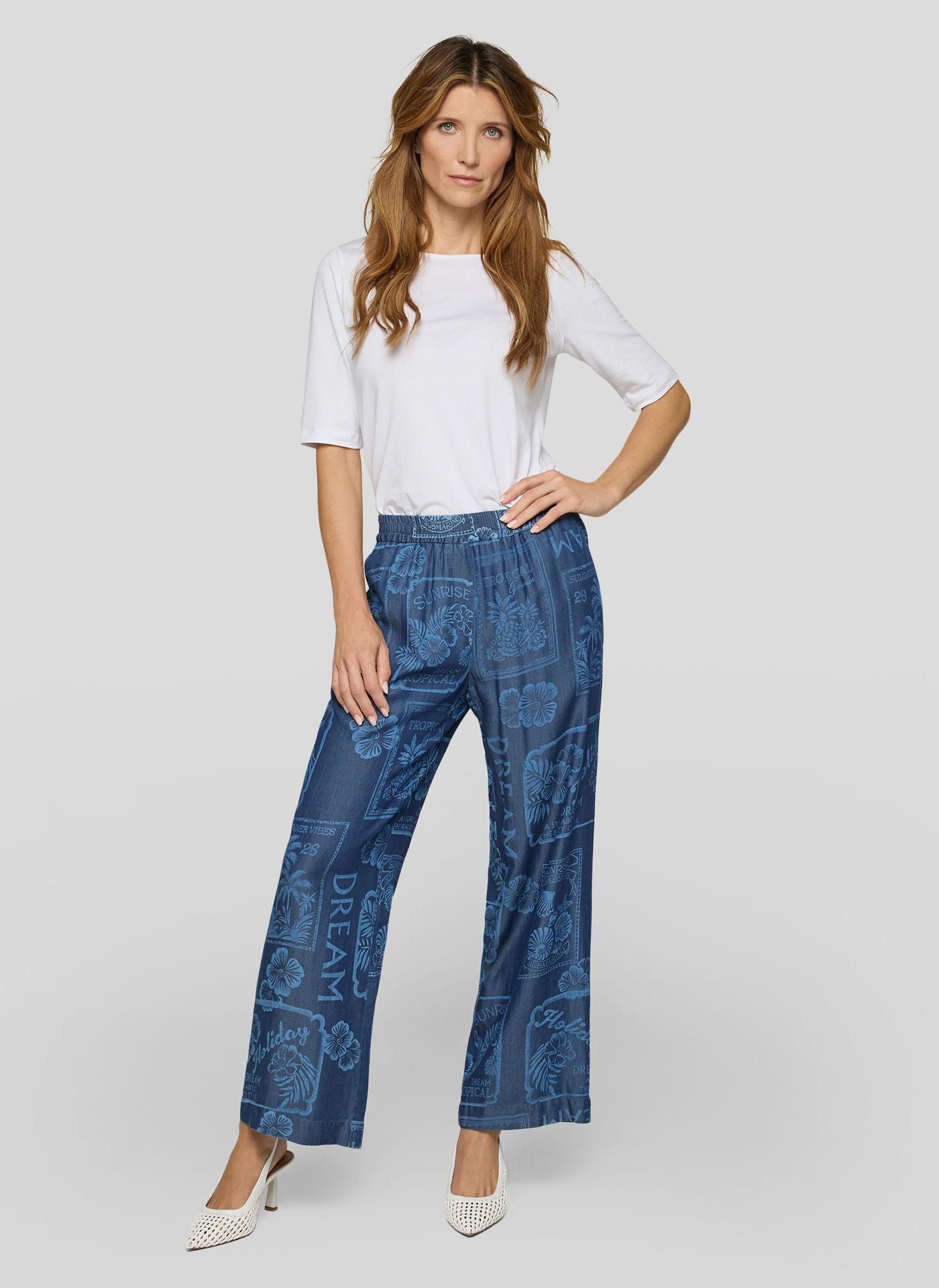 Rabe calça Lyoncel estampada