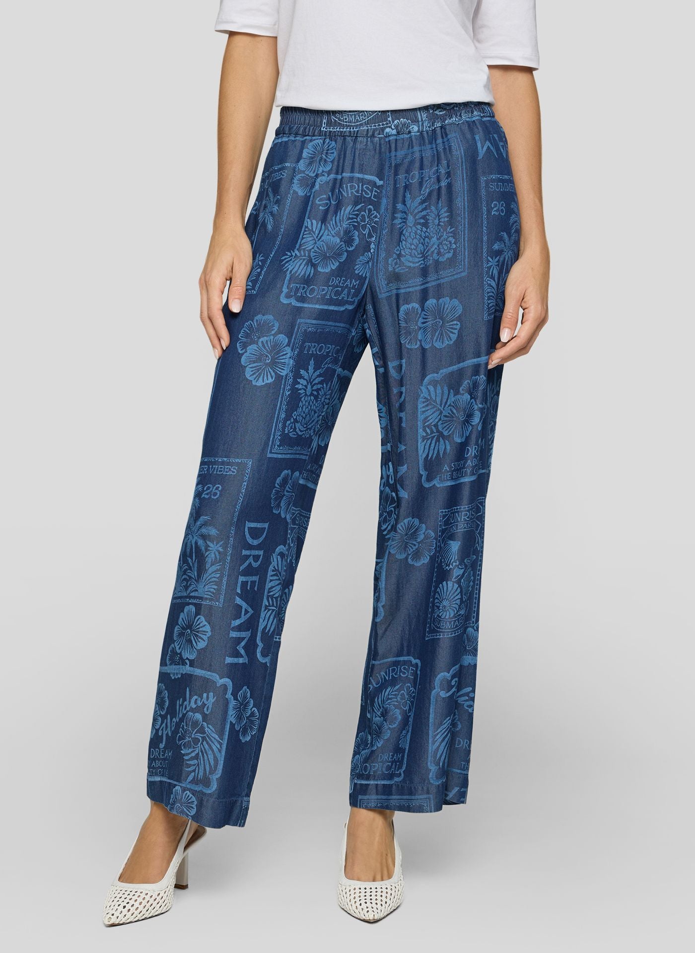 Rabe calça Lyoncel estampada