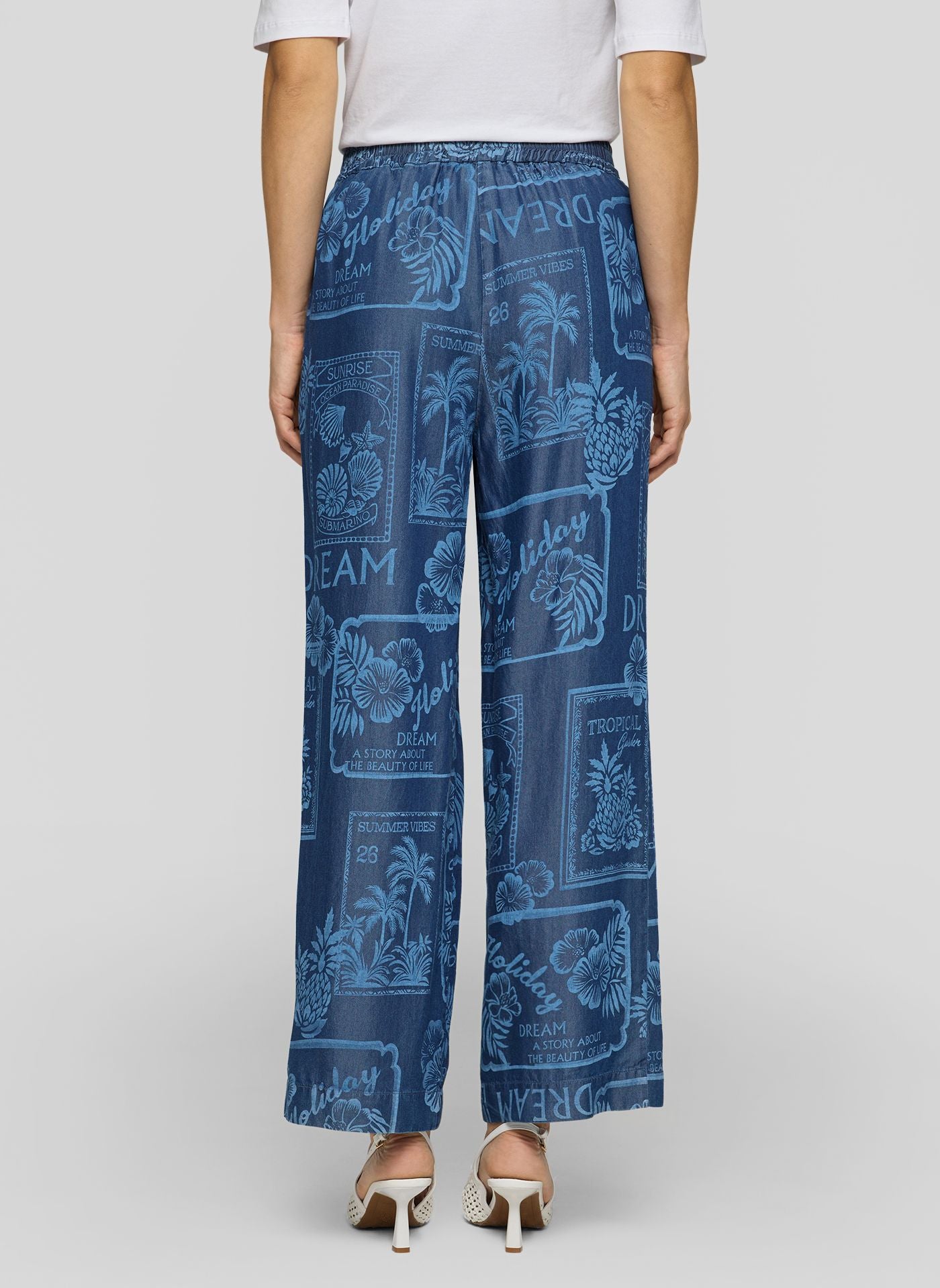 Rabe calça Lyoncel estampada