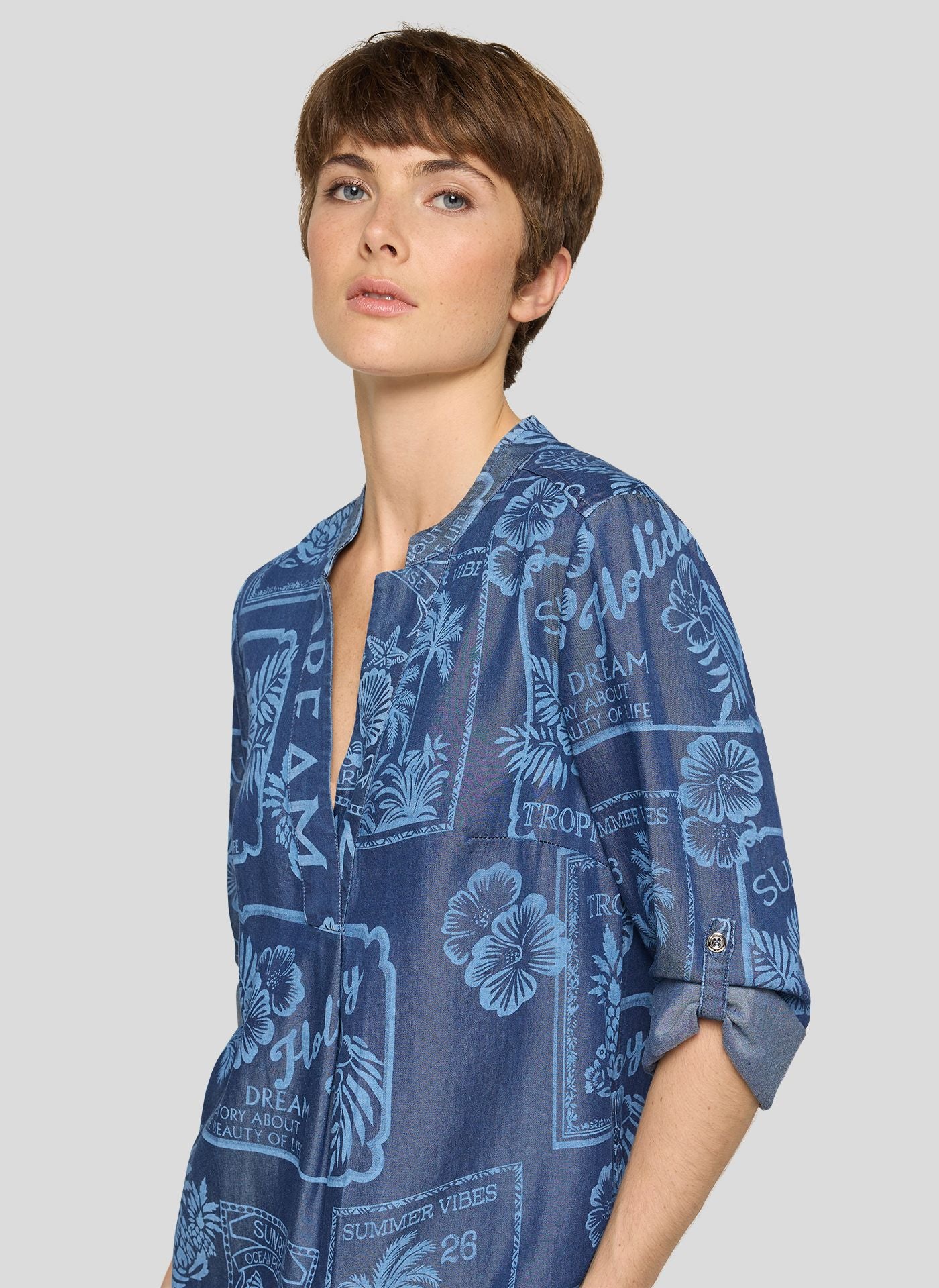 Rabe Vestido estampado tencel