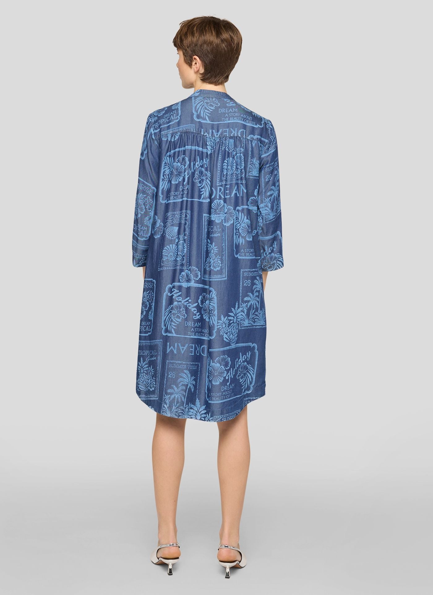 Rabe Vestido estampado tencel