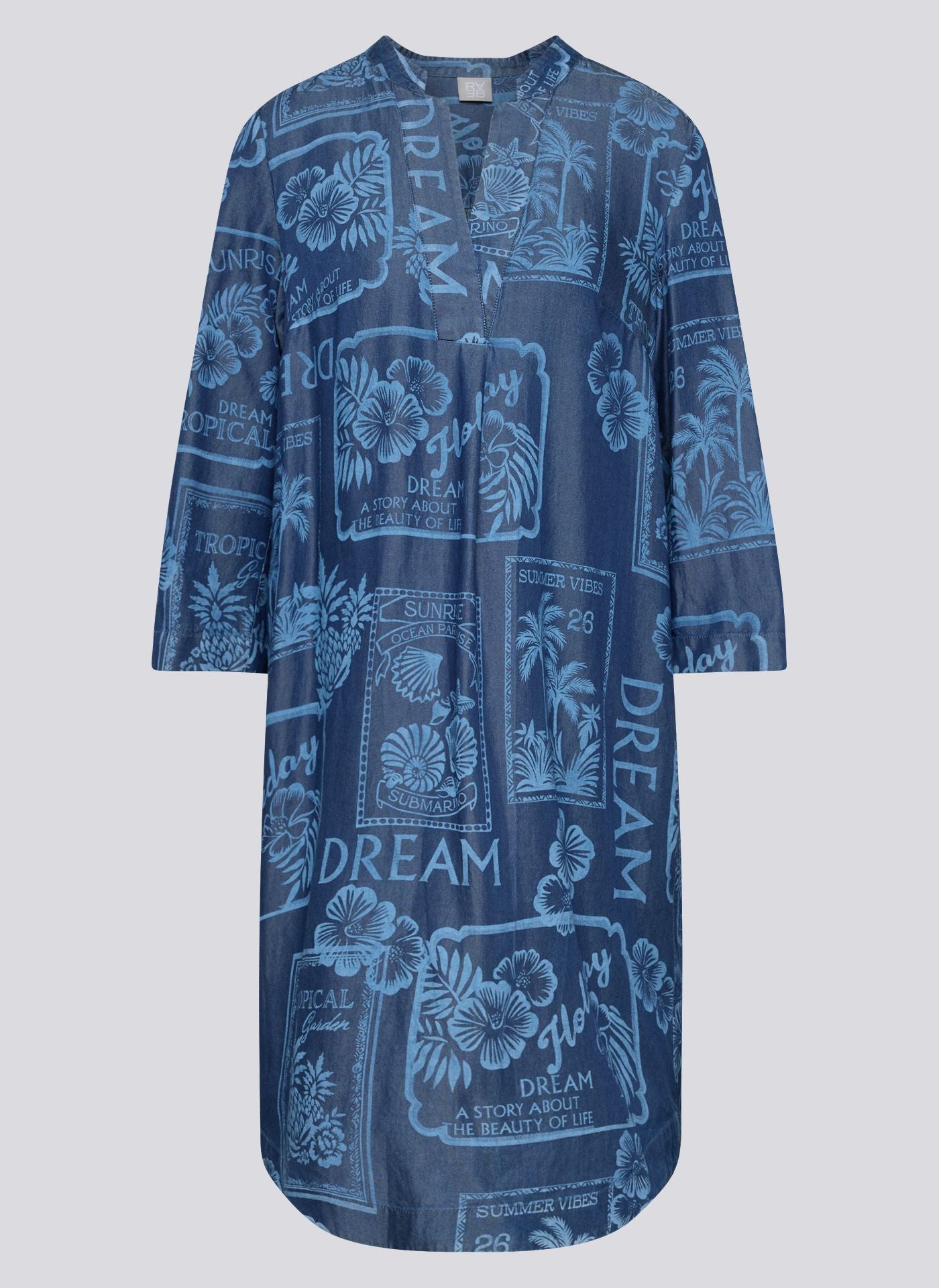 Rabe Vestido estampado tencel