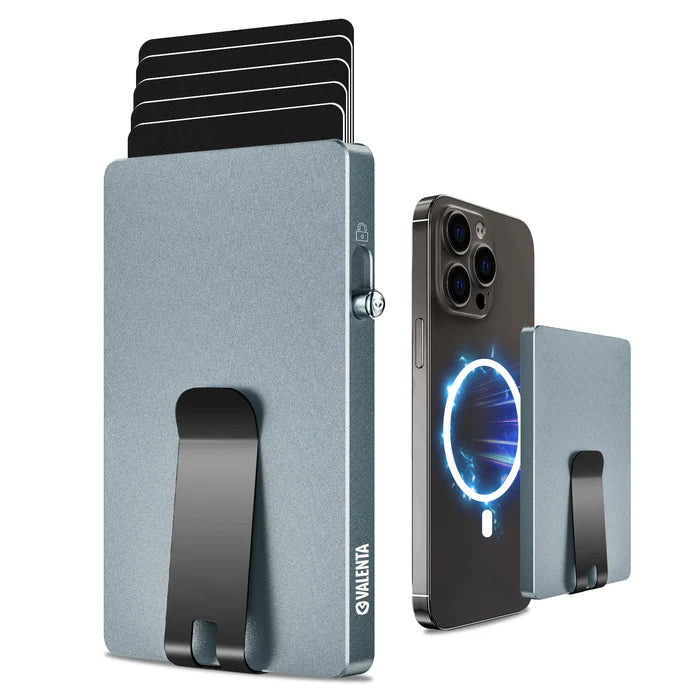 Valenta Porta Cartões com Clip