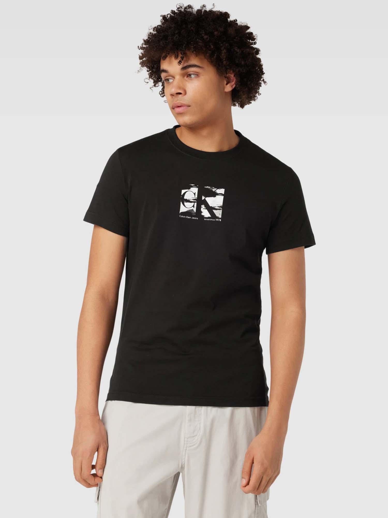 Calvin Klein T-shirt com Logo Algodão Slim Fit - vista frontal