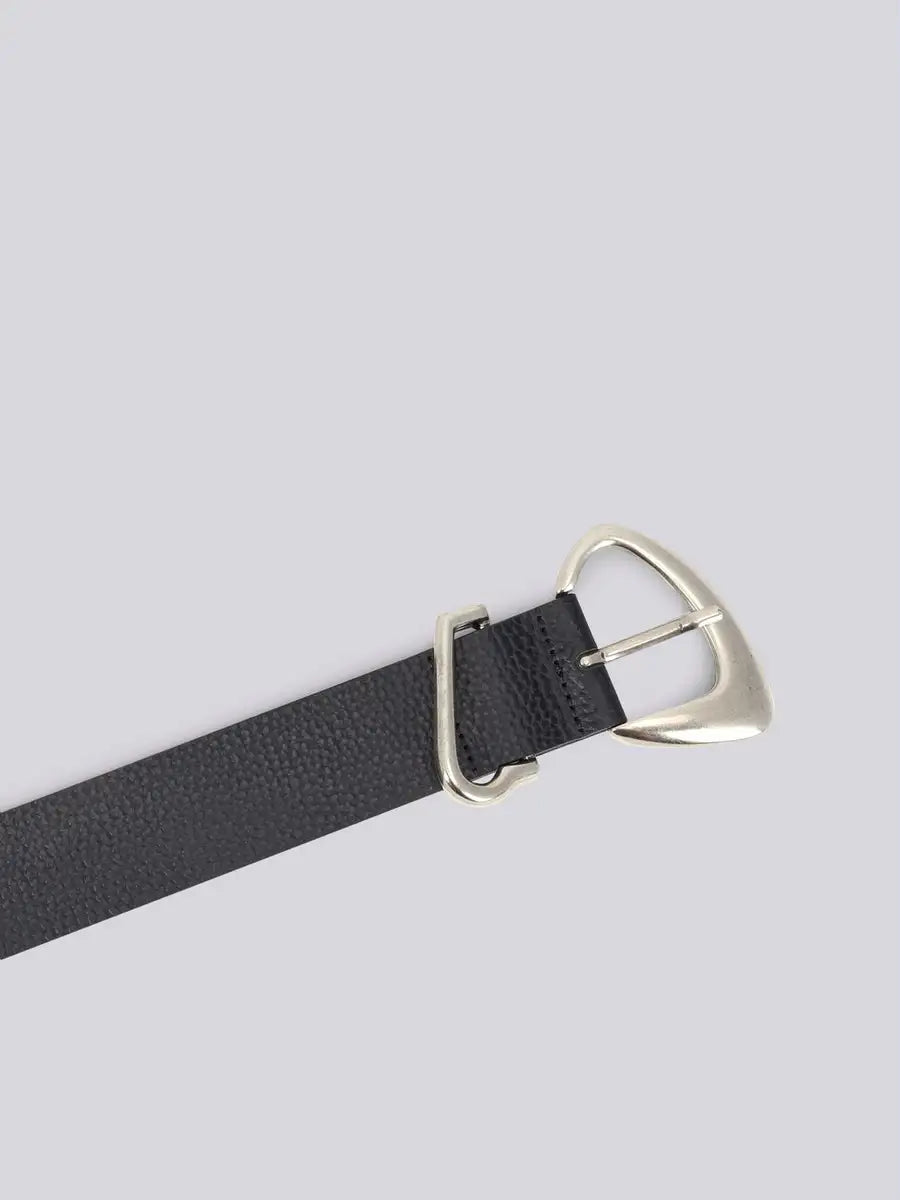 Replay Cinto Couro fivela assimétrica