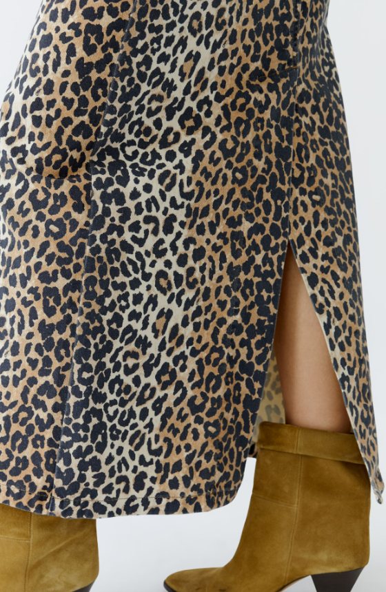 Oui Saia Algodão Lã Estampado