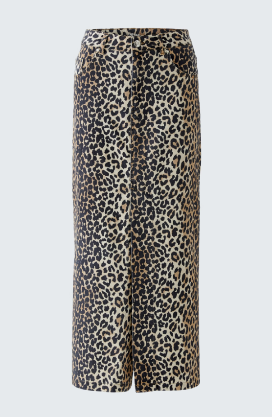 Oui Saia Algodão Lã Estampado