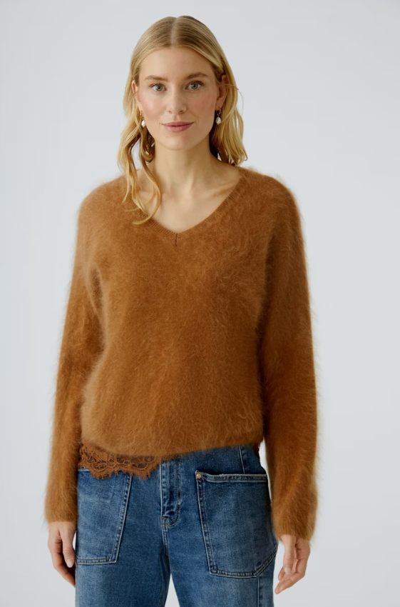 Oui Camisola Caxemira Lã Comprido