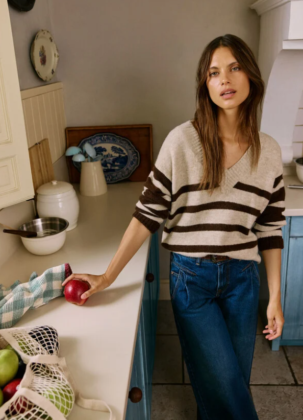 Pepe Jeans Malha Cecil stripe - vista frontal