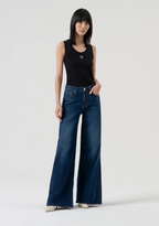 Fracomina Calças Ganga Lã Flare - vista frontal