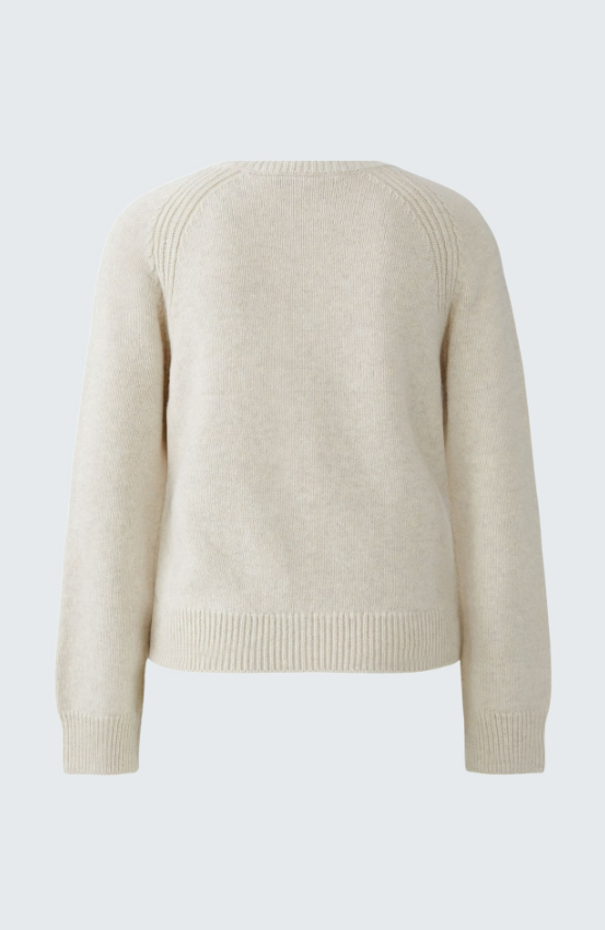 Oui Casaco Lã com Botões com Bolsos