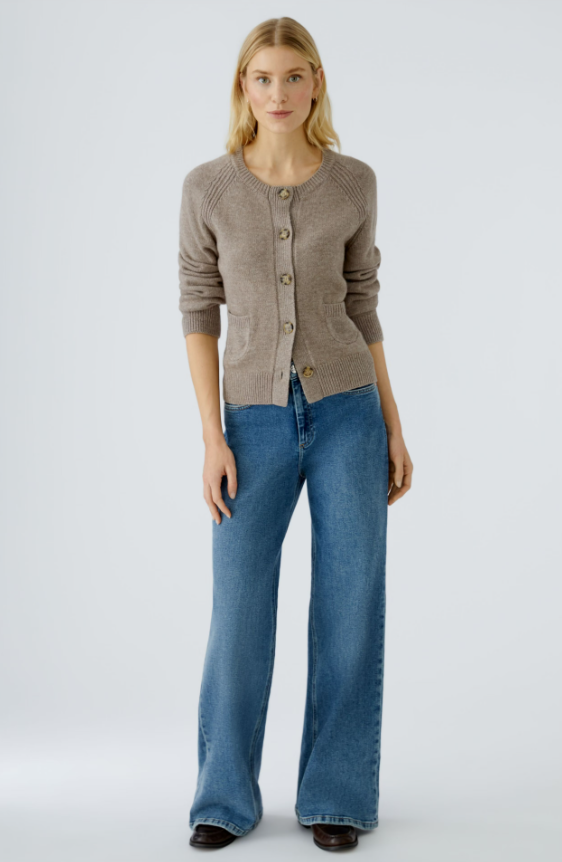 Oui Casaco Lã com Botões com Bolsos - vista alternativa