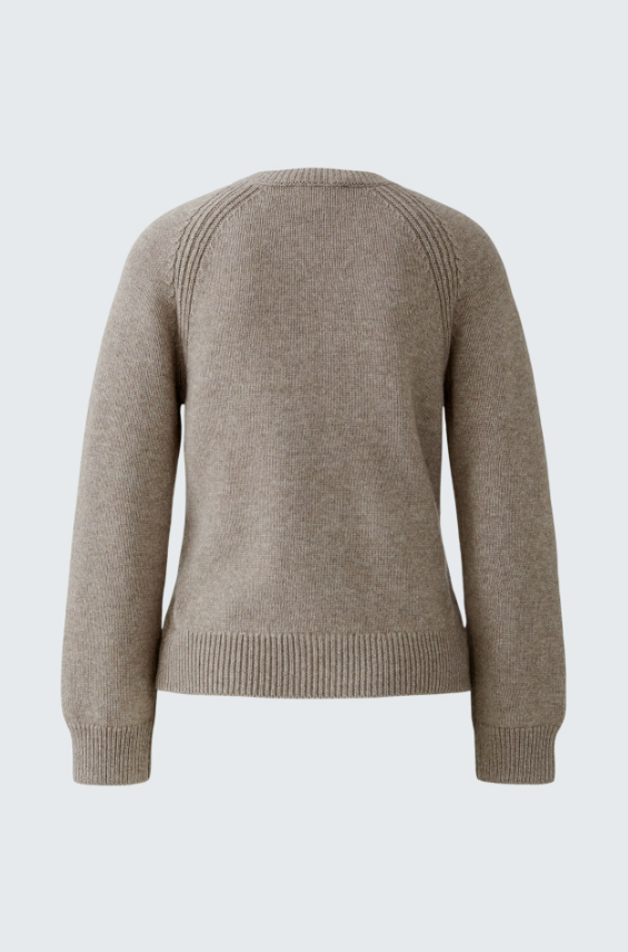 Oui Casaco Lã com Botões com Bolsos