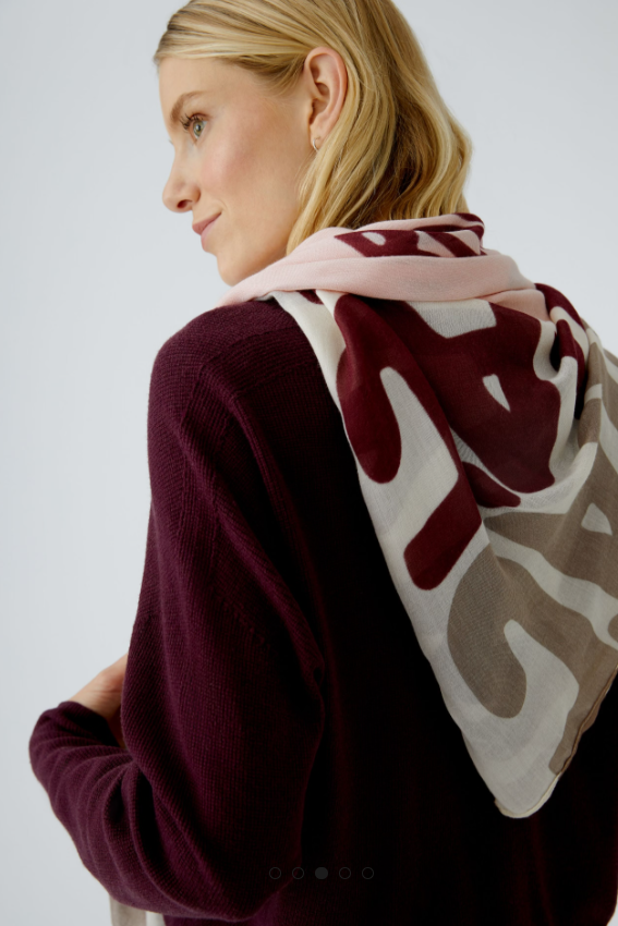 Oui Lenço Lã Modelo 2 - detalhe