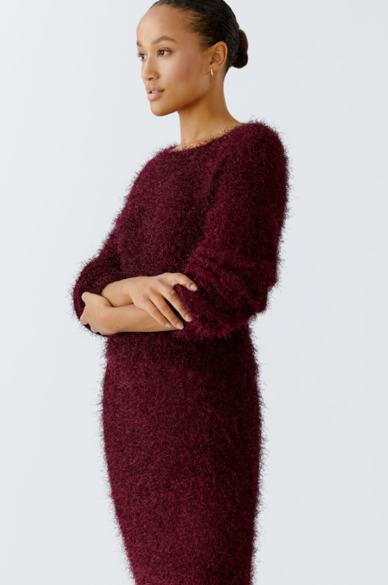 Oui Camisola Lã Elástico Comprido - detalhe