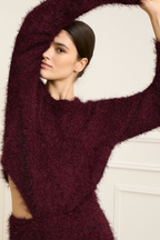 Oui Camisola Lã Elástico Comprido - vista frontal