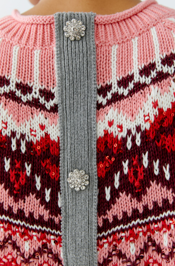 Oui Camisola Algodão Lã Gola Alta - vista alternativa