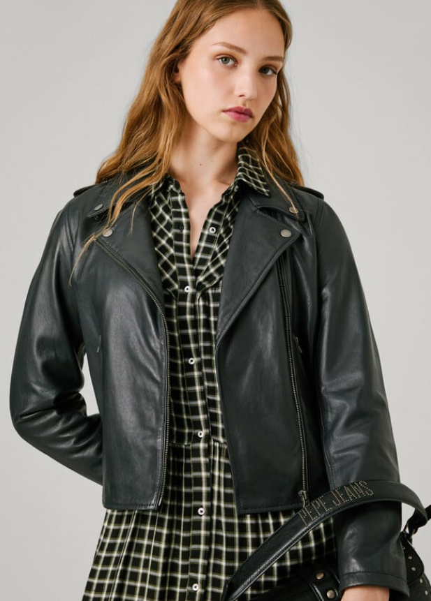 Pepe Jeans Blusão Pele - vista frontal