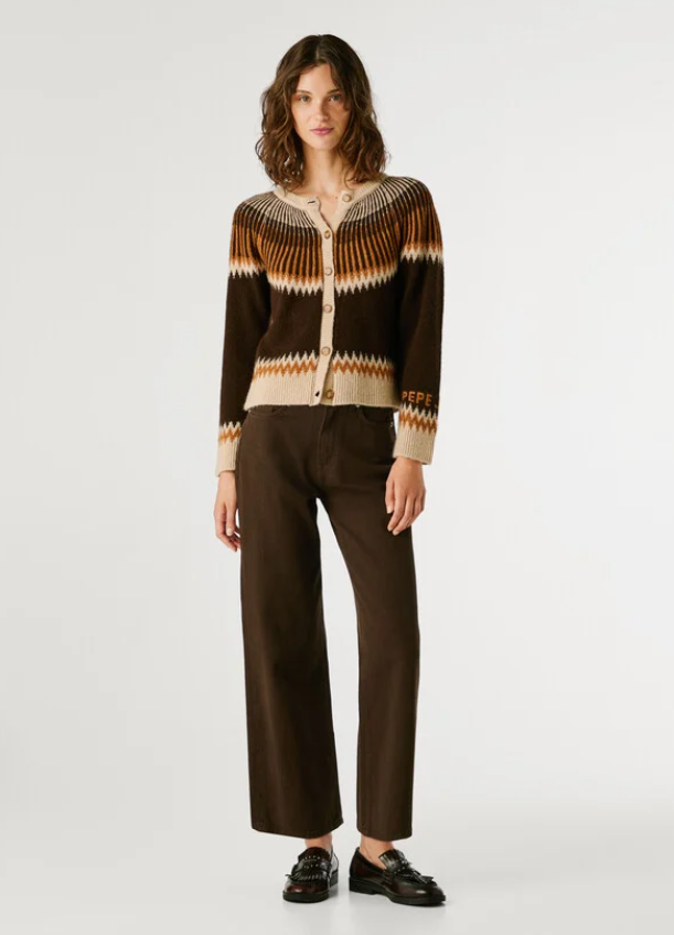 Pepe Jeans Casaco Malha Fairisle - vista alternativa