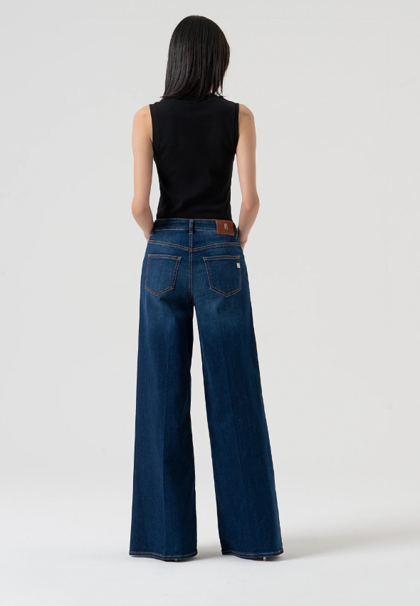 Fracomina Calças Ganga Lã Flare