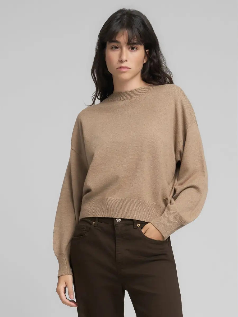 Replay Malha decote redondo - detalhe