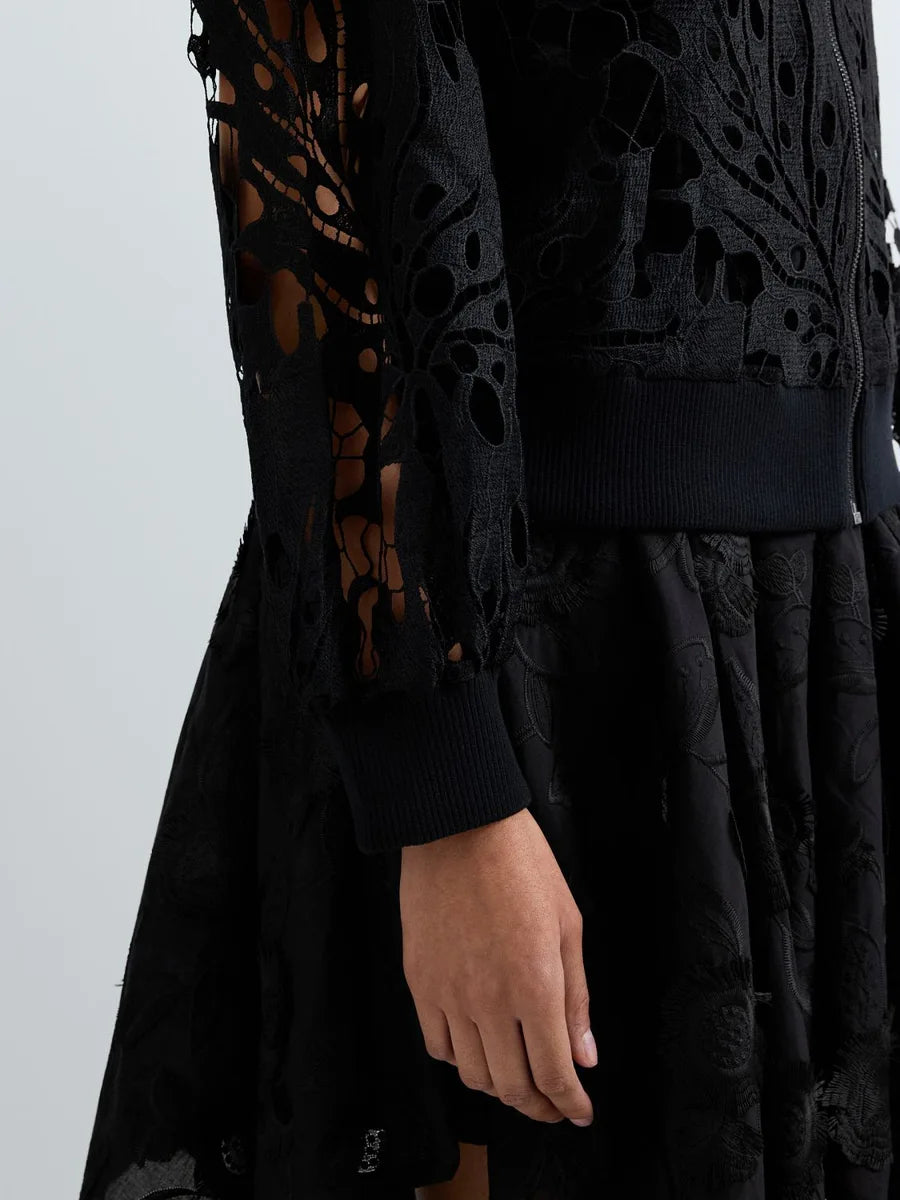 Replay casaco malha efeito tricot