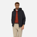 Geox Parka Aurelio Homem preto - vista frontal