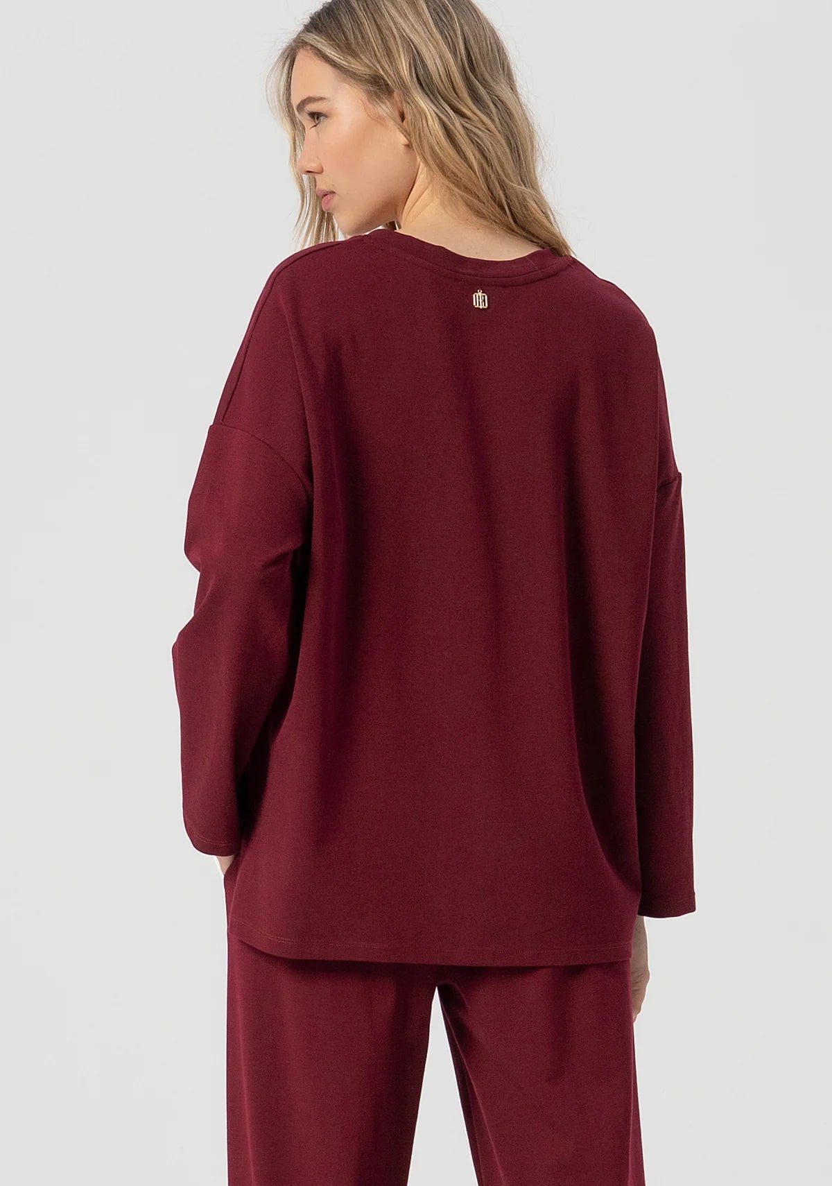 Fracomina Blusa Lã Oversize Comprido - vista alternativa