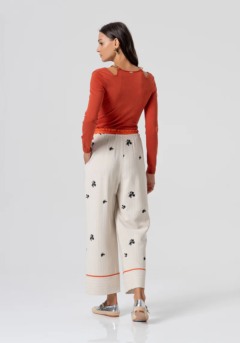 Fracomina Calça Estampada