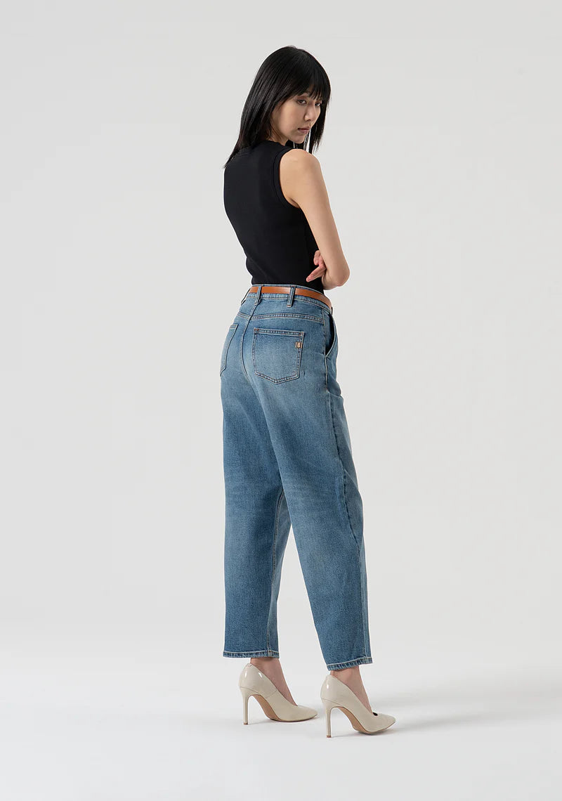 Fracomina Calças Ganga Lã com Aplicação