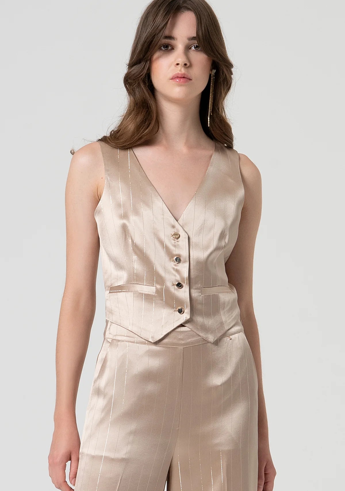 Fracomina Colete Lã - vista frontal