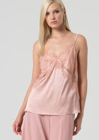 Fracomina Top Renda Decote V - vista frontal