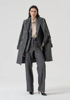 Fracomina Blazer Lã Espinha Comprido