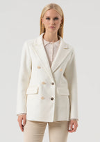 Fracomina Blazer Lã Comprido - vista frontal