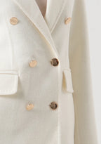 Fracomina Blazer Lã Comprido - detalhe