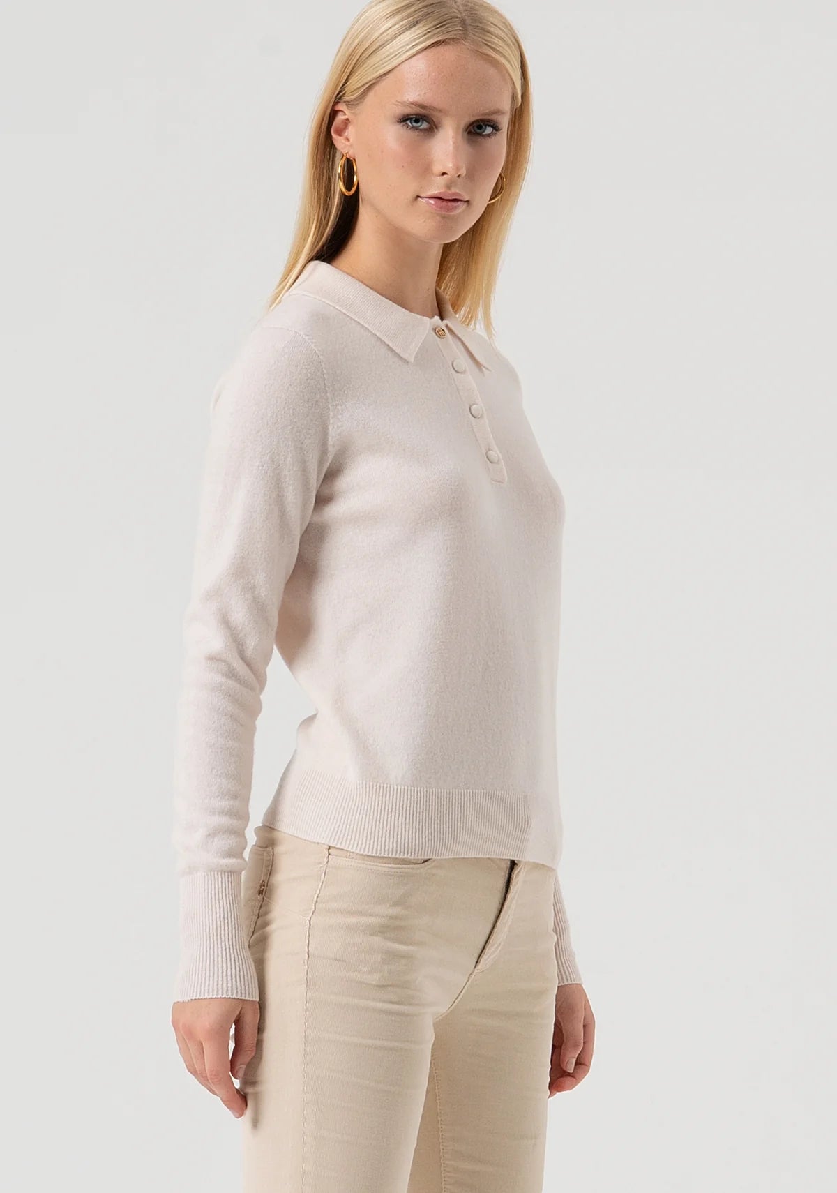 Fracomina Camisola Lã Malha Comprido Modelo 2 - vista alternativa