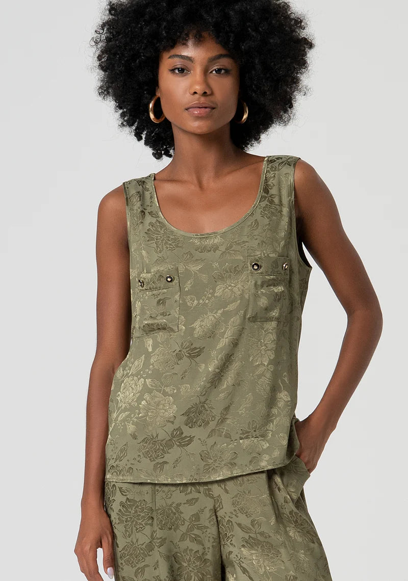 Fracomina Top Lã Lavrado Gola Redonda - vista frontal