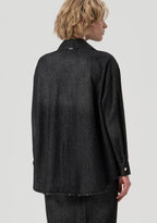 Fracomina Camisa Ganga Lã Bolinhas - detalhe