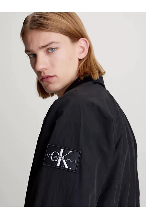 Calvin Klein Blusão com Logo com Fecho - detalhe