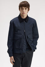 Fred Perry Blusão gola bombazina