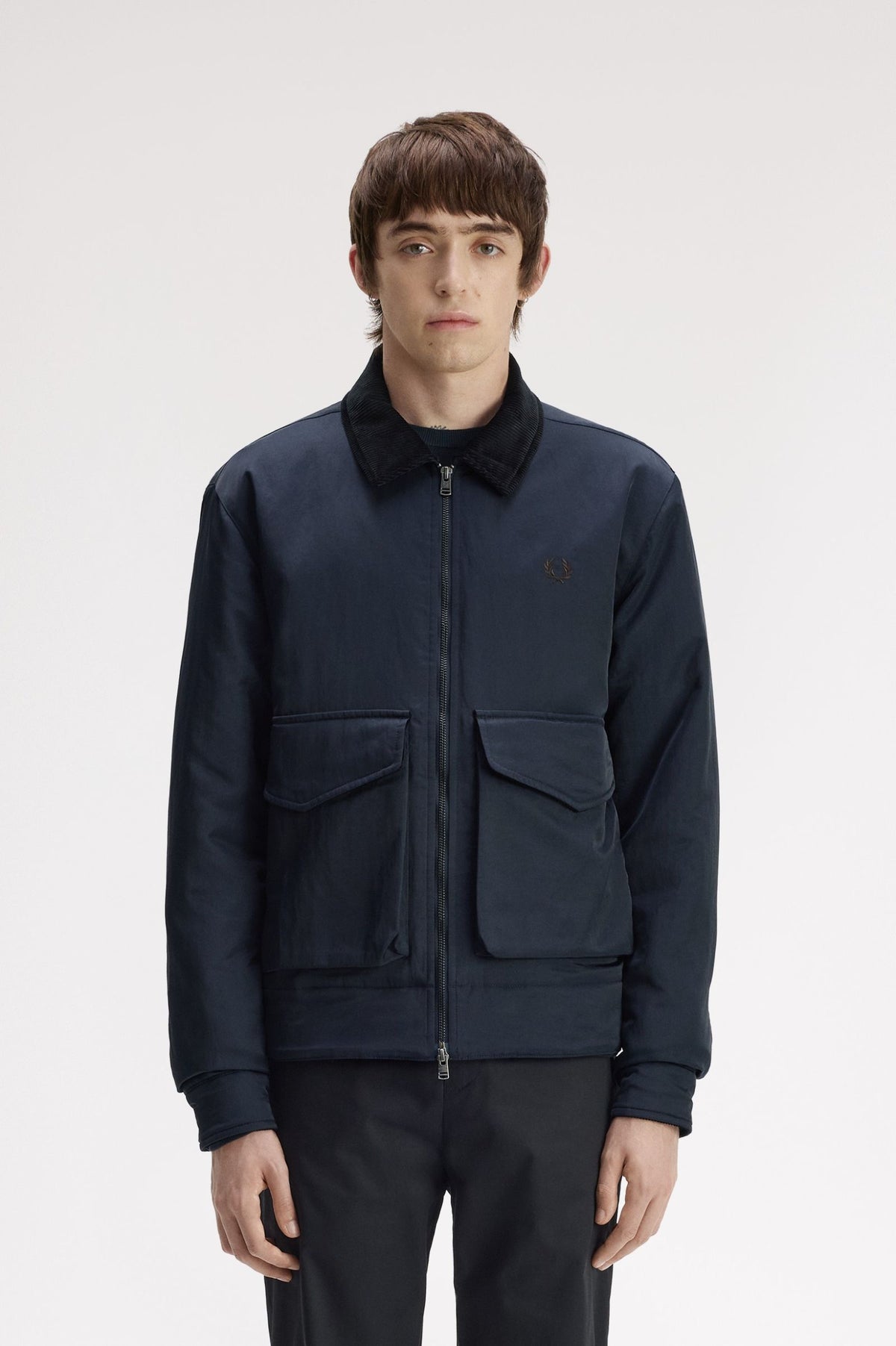 Fred Perry Blusão gola bombazina