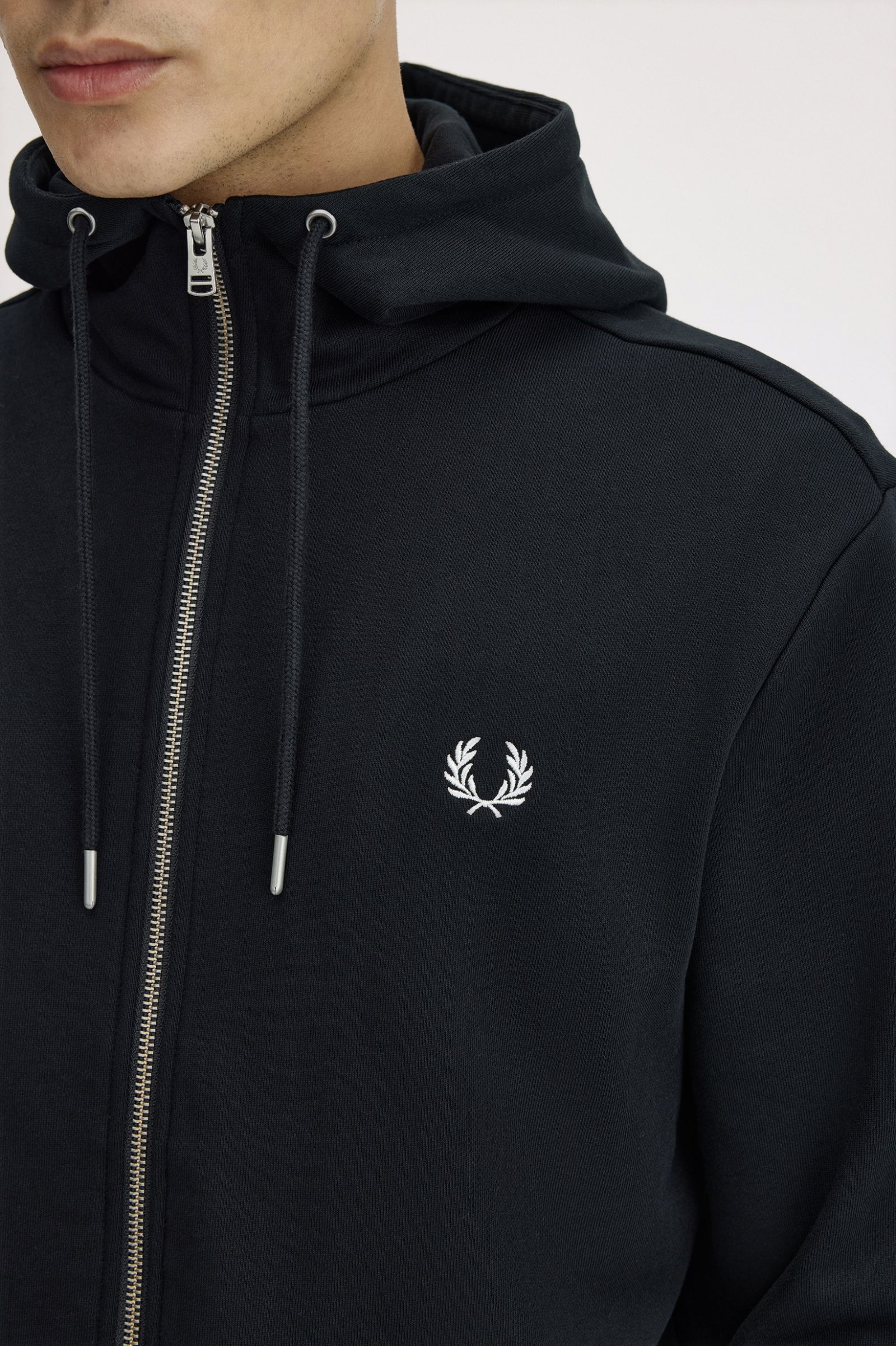 Fred Perry Blusão Bordado às Riscas Algodão
