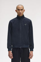 Fred Perry Blusão Algodão com Fecho azul - vista frontal