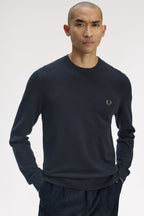Fred Perry Malha Piqué decote redondo